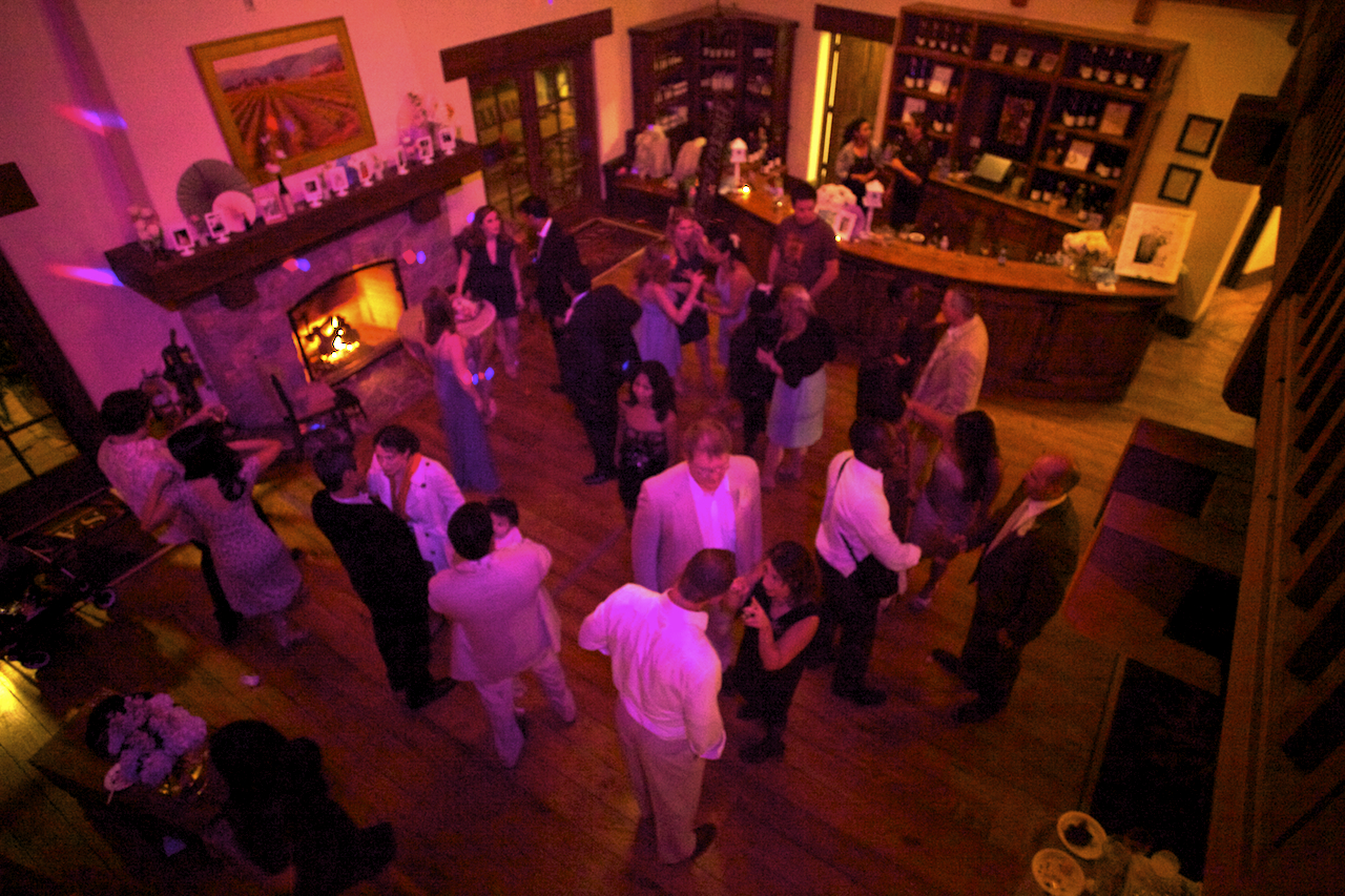 Wedding celebration at Sanford Winery, Lompoc