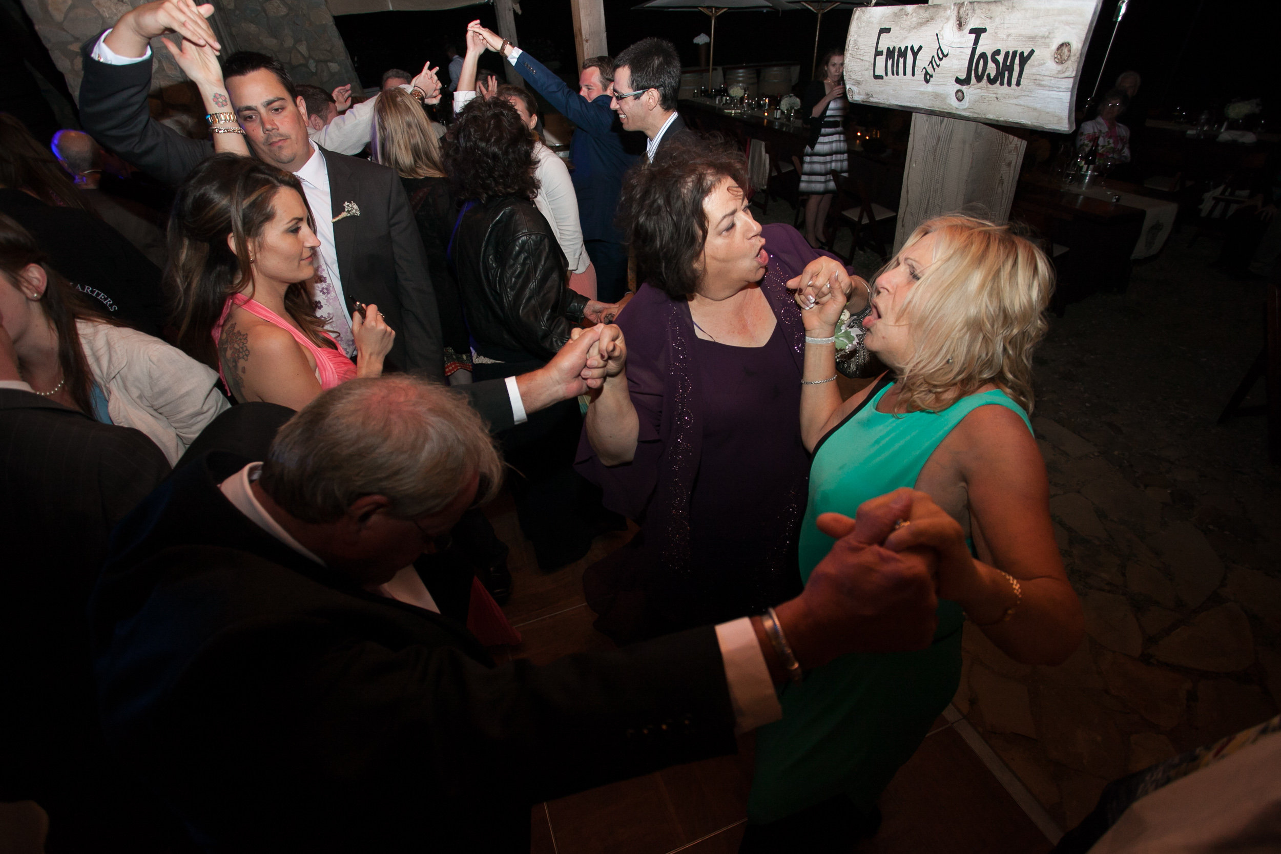 Wedding celebration at Sanford Winery, Lompoc