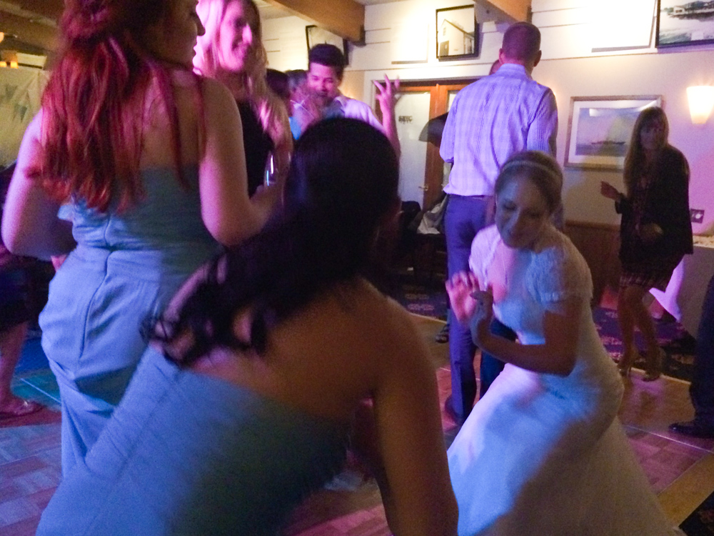 Wedding celebration at the Santa Barbara Yacht Club