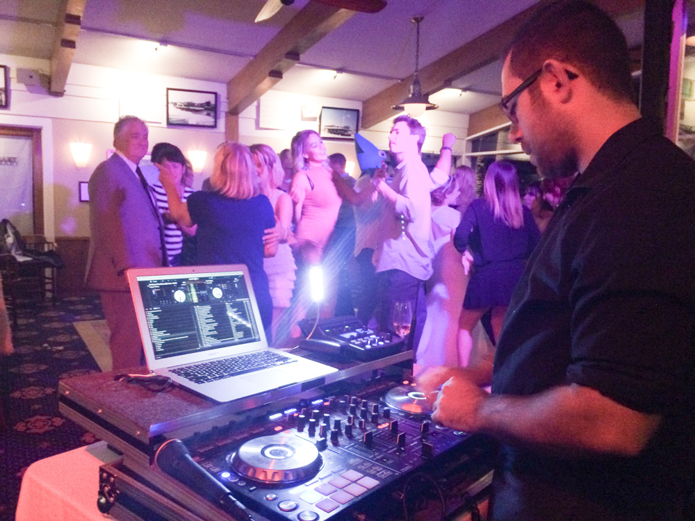 Wedding celebration at the Santa Barbara Yacht Club