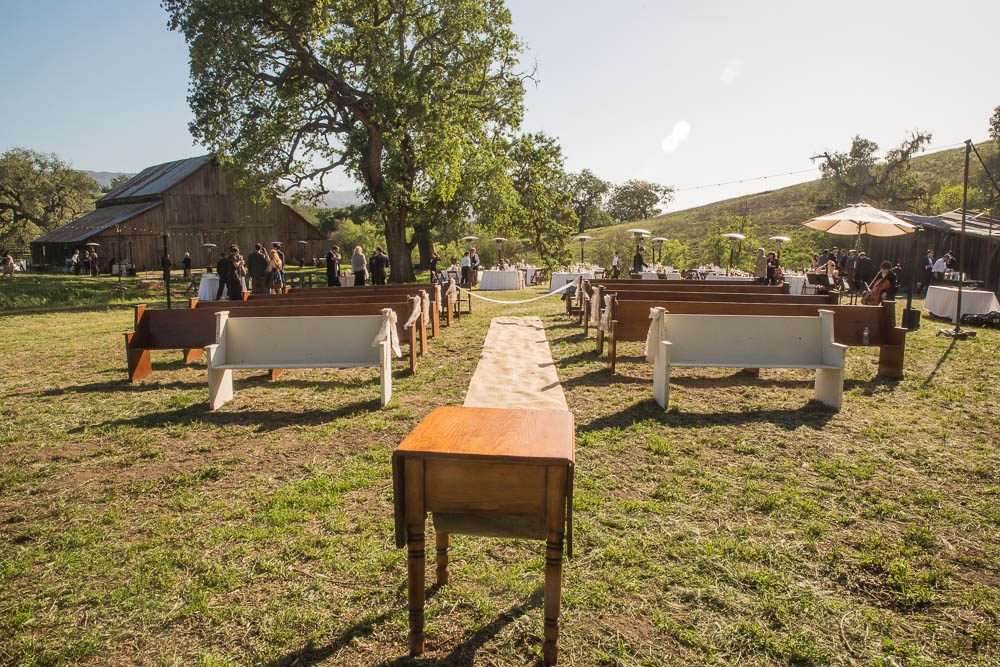 Wedding celebration at Gainey Vineyard, Santa Ynez