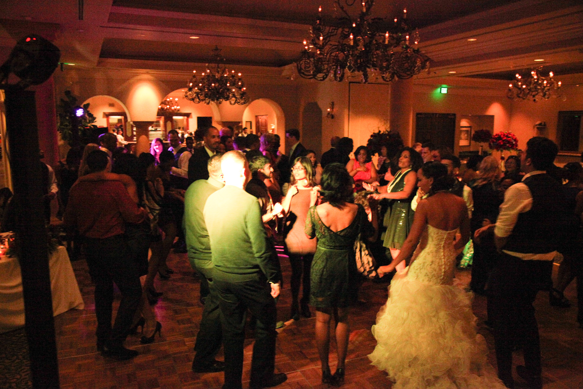 Wedding celebration at Spanish Hills Country Club, Camarillo