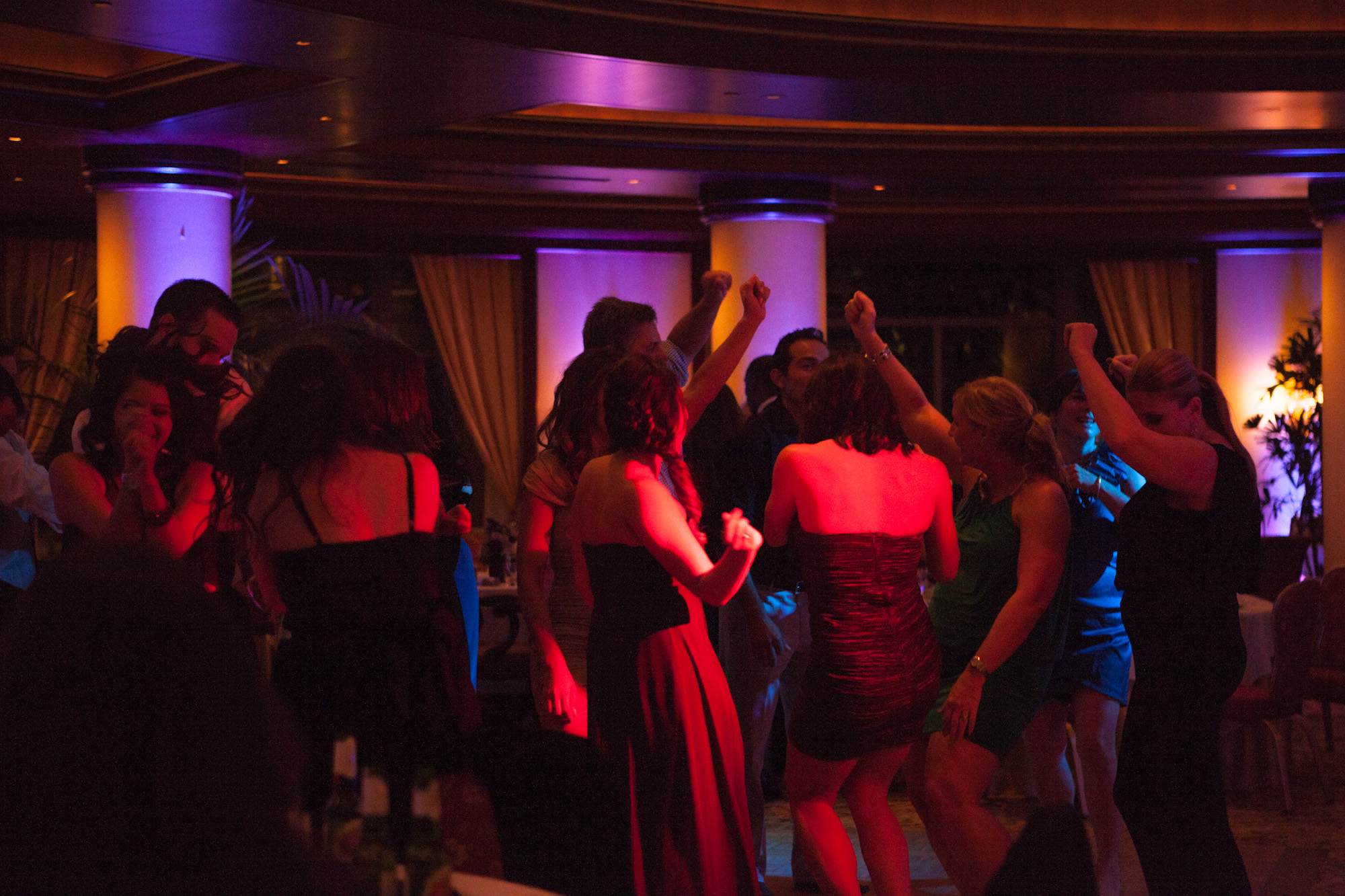 Wedding celebration at the Four Seasons Hotel Westlake Village