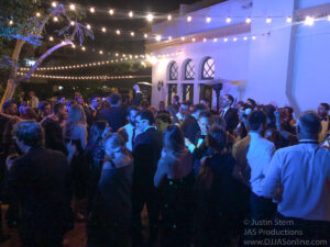 Wedding celebration at the Santa Barbara Club