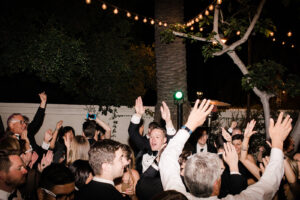 Wedding celebration at the Santa Barbara Club