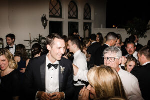 Wedding celebration at the Santa Barbara Club