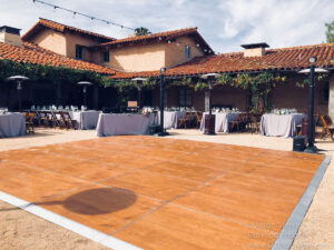 Wedding celebration at the Santa Barbara Historical Museum