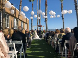 Wedding at the Portofino Hotel & Marina, Redondo Beach, with DJ JAS
