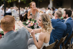 Wedding celebration at the Santa Barbara Historical Museum