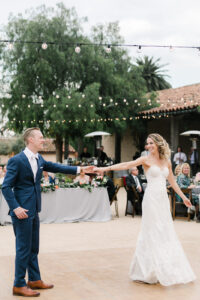 Wedding celebration at the Santa Barbara Historical Museum