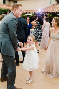Wedding celebration at the Santa Barbara Historical Museum