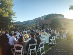 Wedding celebration at Mt. Woodson Castle, Ramona