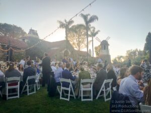 Wedding at Mt. Woodson Castle, Ramona, with DJ JAS