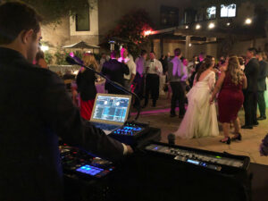 Wedding celebration at Firestone Vineyards, Los Olivos