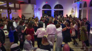 Wedding celebration at the Saint Barbara Greek Orthodox Church event center, Santa Barbara
