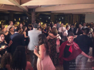 Up-lighting at a wedding at the Oak Room at Calamigos Ranch, Malibu