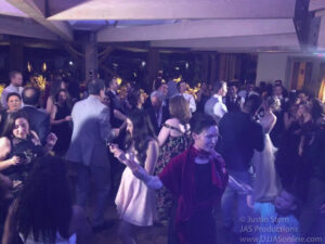 Up-lighting at a wedding at the Oak Room at Calamigos Ranch, Malibu