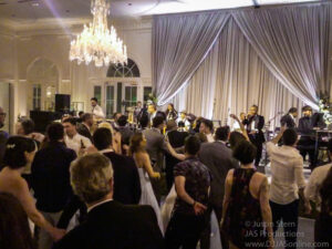 Up-lighting at a wedding at Rosewood Miramar Beach, Montecito