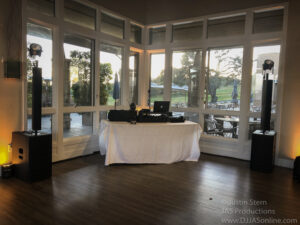 Up-lighting at a wedding at Glen Annie Golf Club, Goleta