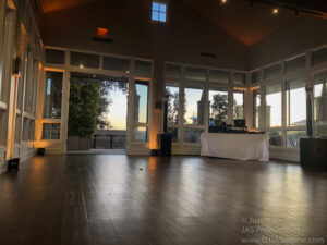 Up-lighting at a wedding at Glen Annie Golf Club, Goleta