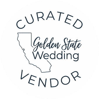Golden State Wedding curated vendor badge for DJ JAS Productions